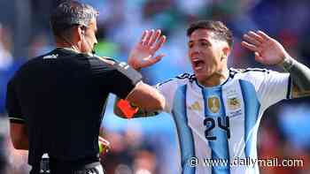 Spain vs Argentina - World Cup final LIVE: Enzo Fernandez is SENT OFF after picking up second yellow following rash challenge during final minutes of normal time