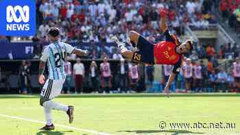 Live: Spain goal controversially disallowed as World Cup final hits extra-time