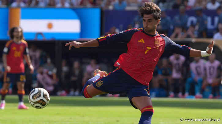 Ferran Torres rompió el cerco defensivo de Argentina y marcó el 1-0 en la final