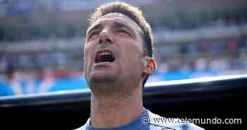 Conmovido: así entonó Scaloni el Himno de Argentina en la Final del Mundial ante España