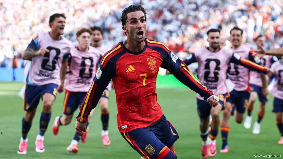 Torres fires Spain past Argentina for 2nd WC title...