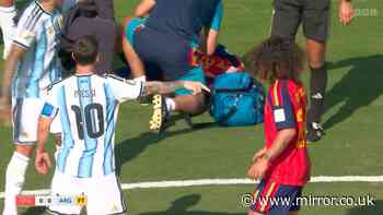 Lionel Messi slammed for desperate attempt to get Spain star sent off in World Cup final