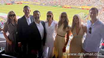 Bettina Trump bonds with new sisters-in-law Ivanka, Tiffany and Lara at World Cup final