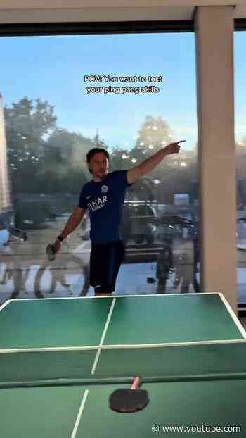 PING PONG WITH 🖤💙