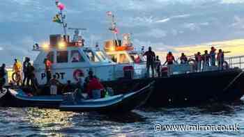 Desperate rescue operation after ferry carrying 133 sinks off coast of Guyana