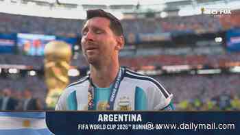 Distraught Lionel Messi bursts into tears as his World Cup career ends in heartbreak after brutal loss to Spain