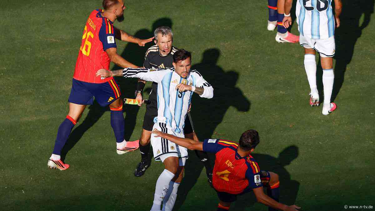Paredes eskaliert komplett: Argentiniens Rüpel dreht nach Abpfiff durch