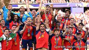 Spain vs Argentina - World Cup final RECAP: Lionel Messi suffers heartbreak as his side lose their crown after going down to 10 men (and they get a man sent off after the final whistle)