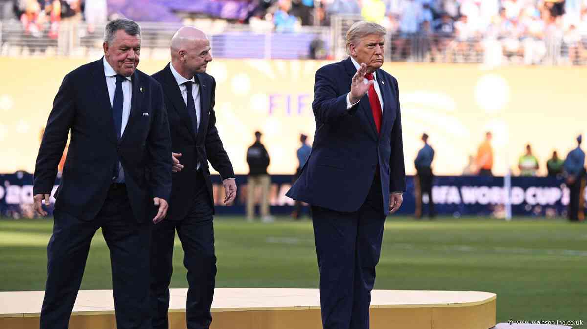 Trump hijacks Spain World Cup trophy lift ignoring Gianni Infantino podium plea