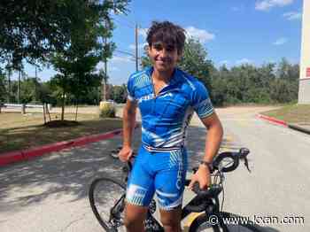 Westlake student bikes for Venezuela donations