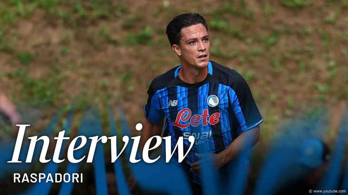 Giacomo Raspadori al termine della prima amichevole della stagione 2026/27