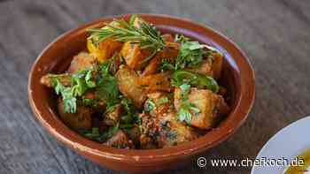Kartoffelsalat mit Harissa-Dressing