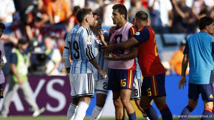 Otamendi le negó el saludo a Rodri después de la final: "Estuviste llorando toda la semana"