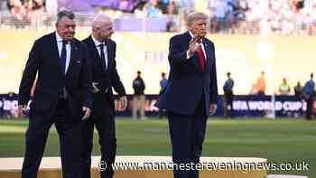 Donald Trump booed at World Cup final as he lingers during Spain's trophy celebration