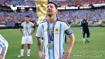 Tearful Messi says Spain 'better' team in WC final...