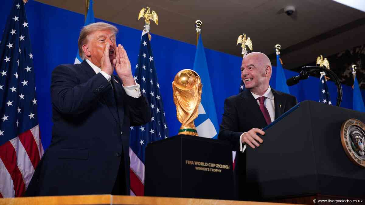Donald Trump booed at 2026 World Cup final as he lingers for Spain's trophy celebrations