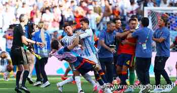 Vlam in de pan na WK-finale: Leandro Paredes valt Spaanse spelers aan en krijgt nog rood