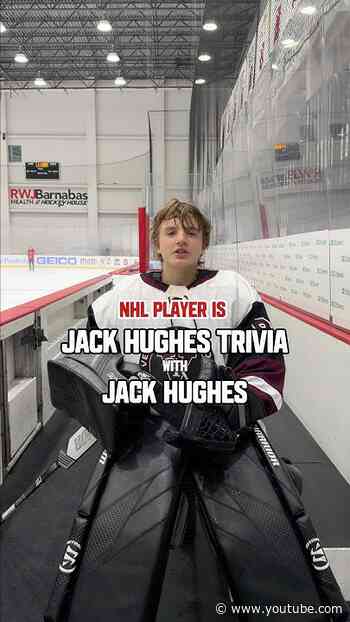 Well, Jack Hughes would know everything about Jack Hughes. #jackhughes #shorts #njdevils #nhl