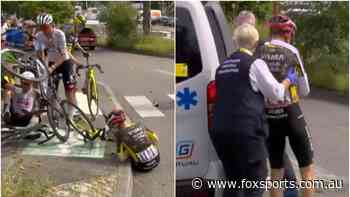 ‘Inhuman and insane’: Tour de France furore erupts as ex-champ crashes out... after 2am drug test