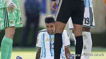Tottenham star Cristian Romero 'snubs' Trump handshake after World Cup final
