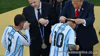 Donald Trump 'snubbed' by Argentina's Cristian Romero at World Cup final