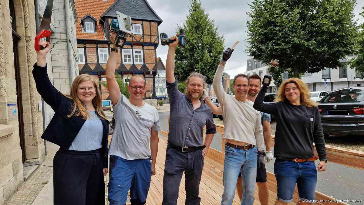 Was entsteht denn da am Kornmarkt in Wolfenbüttel?