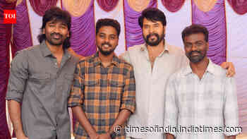 Mammootty, Dhanush, Rajkumar Periyasamy, &amp; Kalaivanan celebrate together