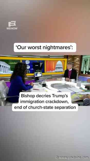 Our worst nightmare: Bishop decries Trump’s immigration crackdown, end of church-state separation