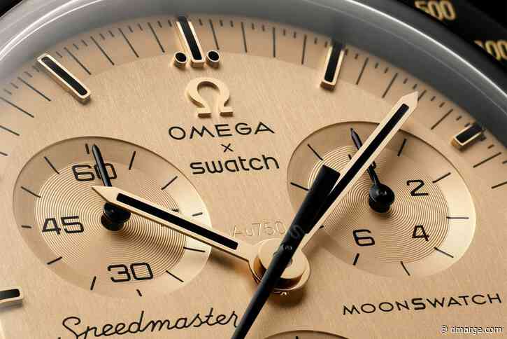 The Gold MoonSwatch Is Swatch’s Answer To The Royal Pop Meltdown