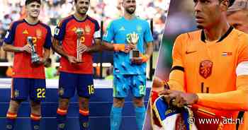 Individuele prijzen voor Spaanse spelers, Nederlands elftal tóch niet met lege handen