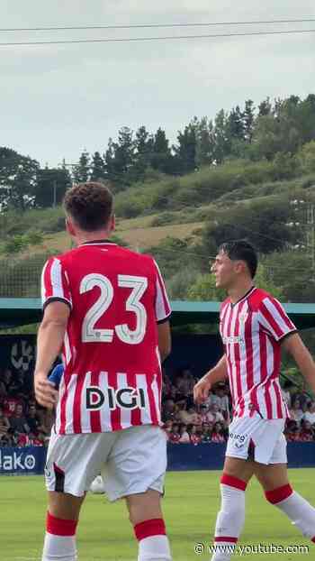 Robert Navarro abre el marcador en Leioa