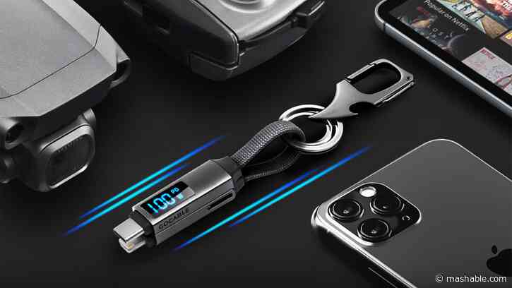 Charge any device with this keychain, on sale now for $30