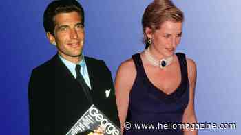 JFK Jr's 'chilling' magazine cover he designed for Princess Diana that almost foresaw her car accident
