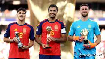 Rodri troeft Messi af als beste speler WK, ook prijs voor Simón en Cubarsí