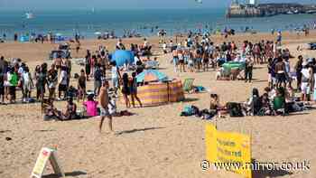 UK weather maps turn volcanic red for next 31C heatwave with 19 counties above 30C