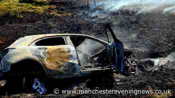 Major update issued as road closure extended after car explodes into flames and spreads to moorland