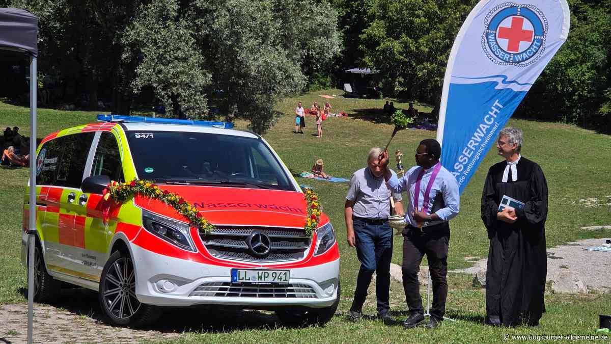 Wasserwacht Penzing bekommt zum Jubiläum ein neues Auto