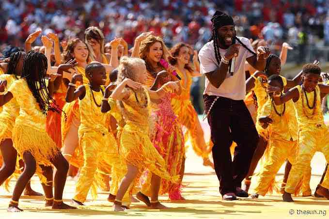 Burna Boy, Shakira thrill fans with unforgettable performance in World Cup halftime show