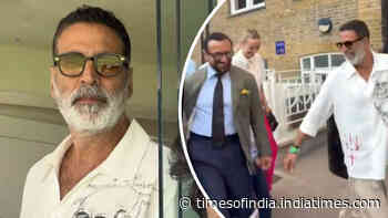 Akshay trips post Lords match, leaves Saif in splits- WATCH