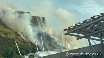 Arthur's Seat fire live: Fire crews still at the scene of huge Edinburgh blaze