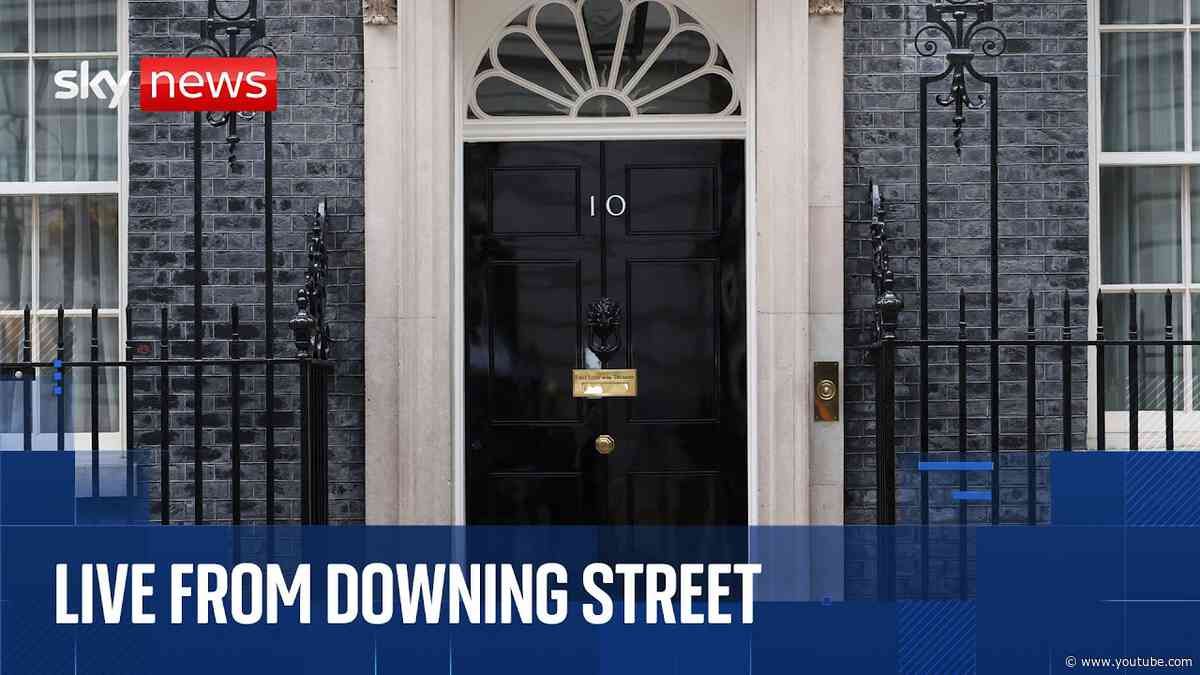 Live from Downing Street as Starmer leaves No.10