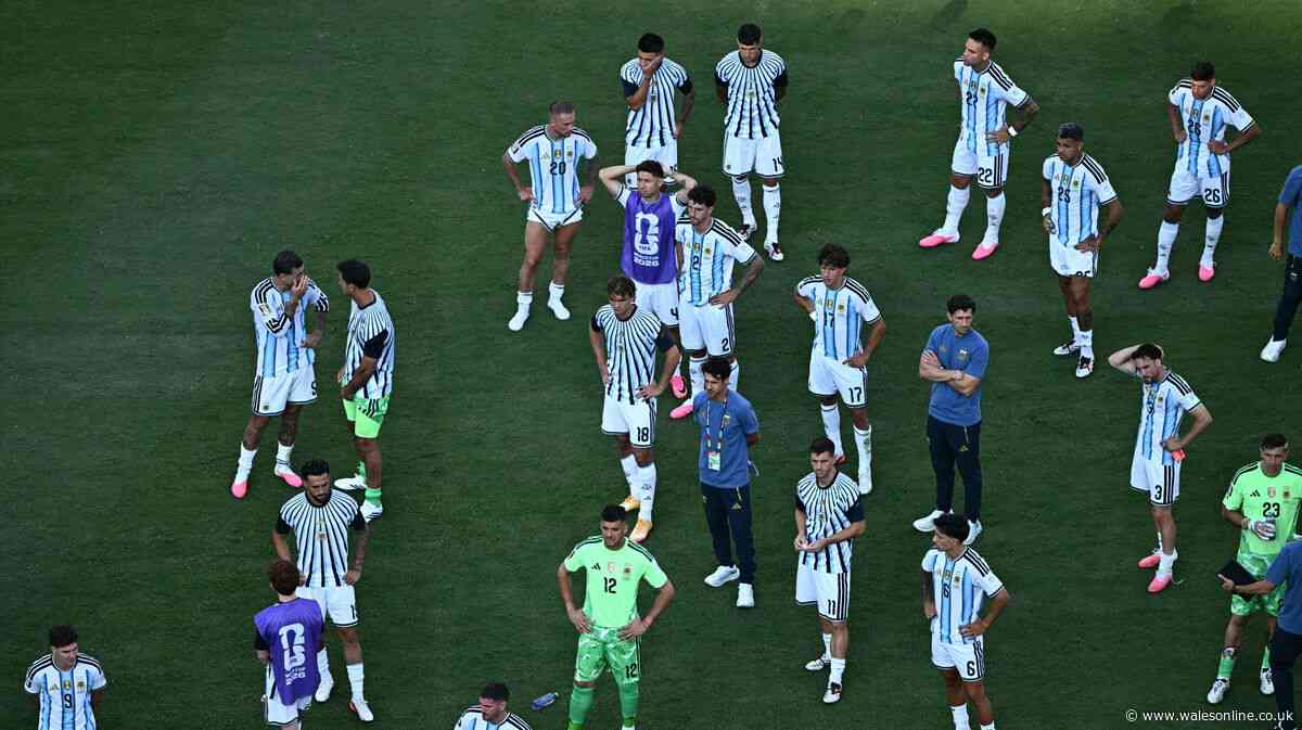 Argentina turn backs on Spain as players face bans and manager makes wild claim