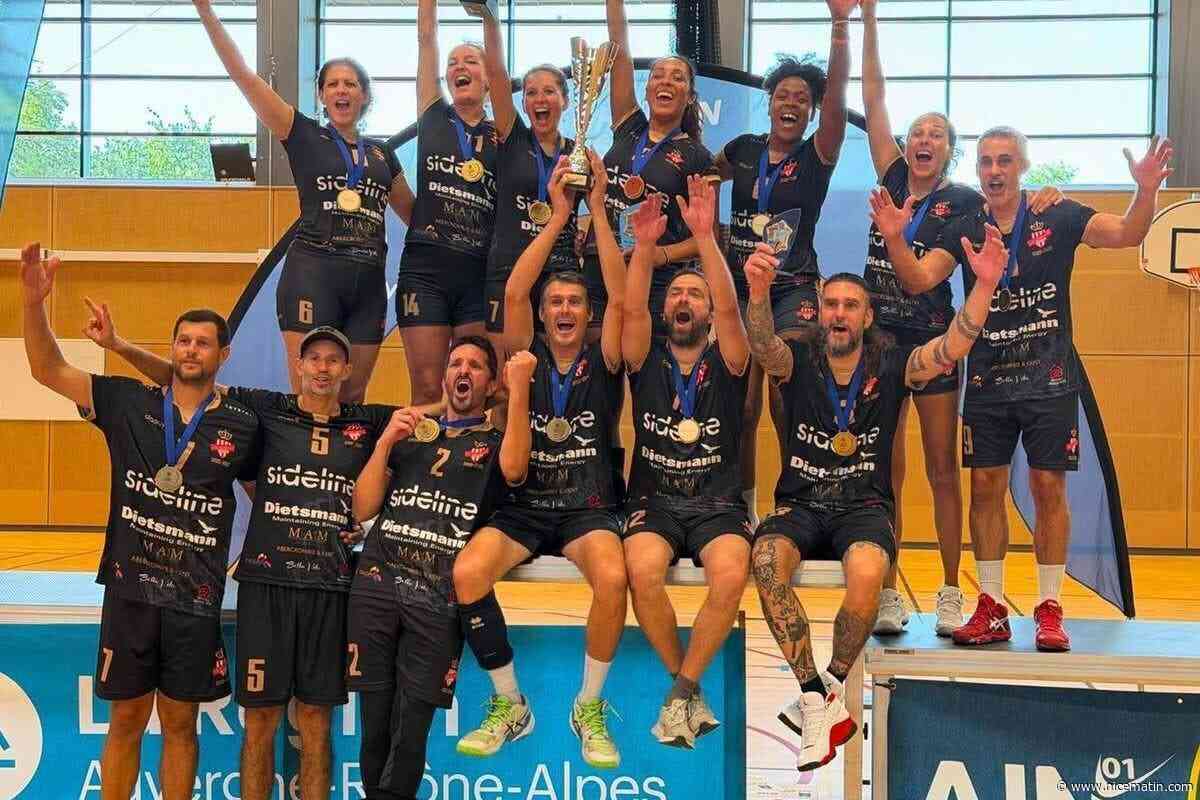 Volley : l’AS Monaco vit un week-end historique avec deux titres de champion de France chez les Masters