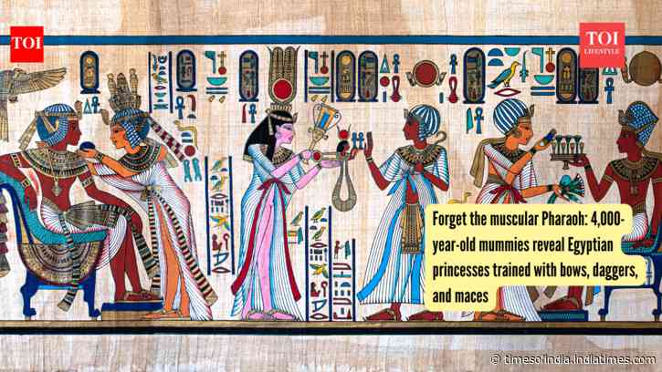Forget the muscular Pharaoh: 4,000-year-old mummies reveal Egyptian princesses trained with bows, daggers, and maces