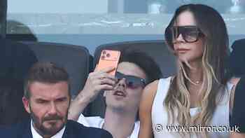 Brooklyn Beckham watches World Cup final from home in dig at dad David