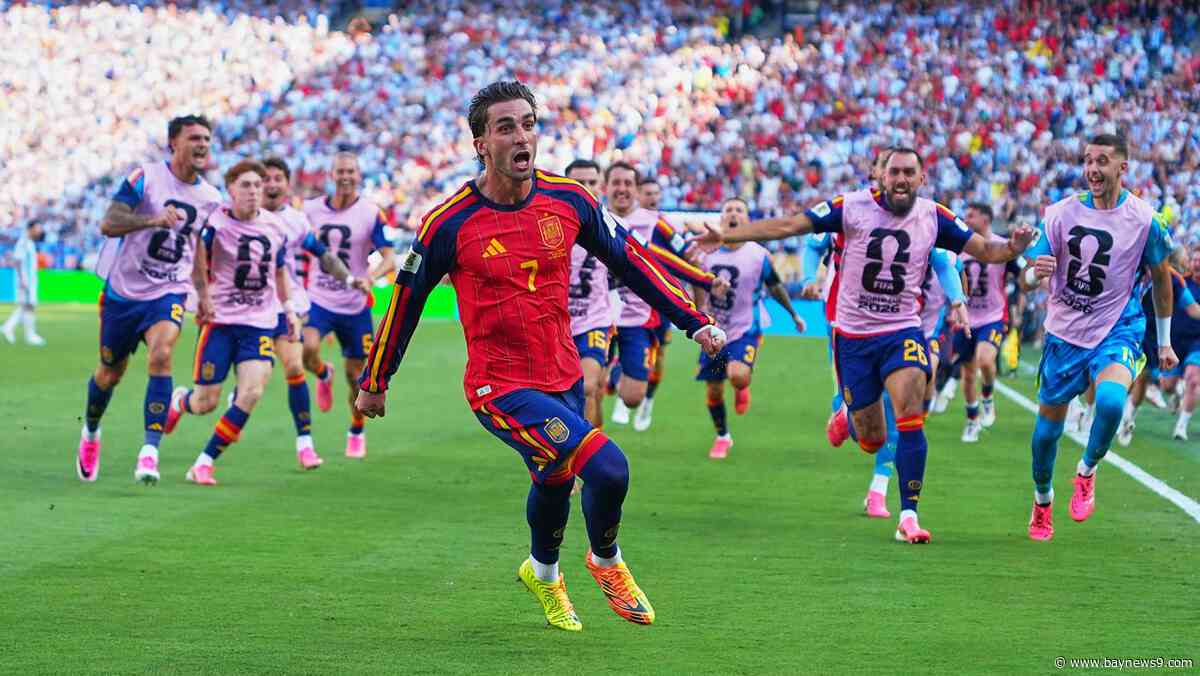 Spain wins the World Cup by beating Argentina 1-0 on Ferran Torres' goal in extra time