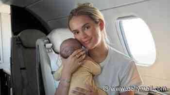 Molly-Mae Hague whisks newborn son Midas off on his first holiday in suitably lavish style on a private jet