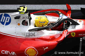VIDEO: Fikse boete voor Ferrari na aanrijding met monteur Lewis Hamilton
