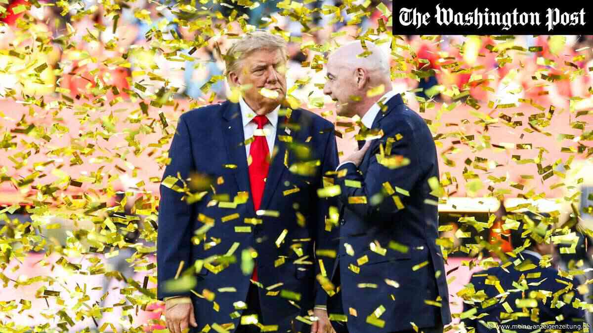 Trump, Infantino und das goldene Konfetti: Der Präsident und seine WM-Show