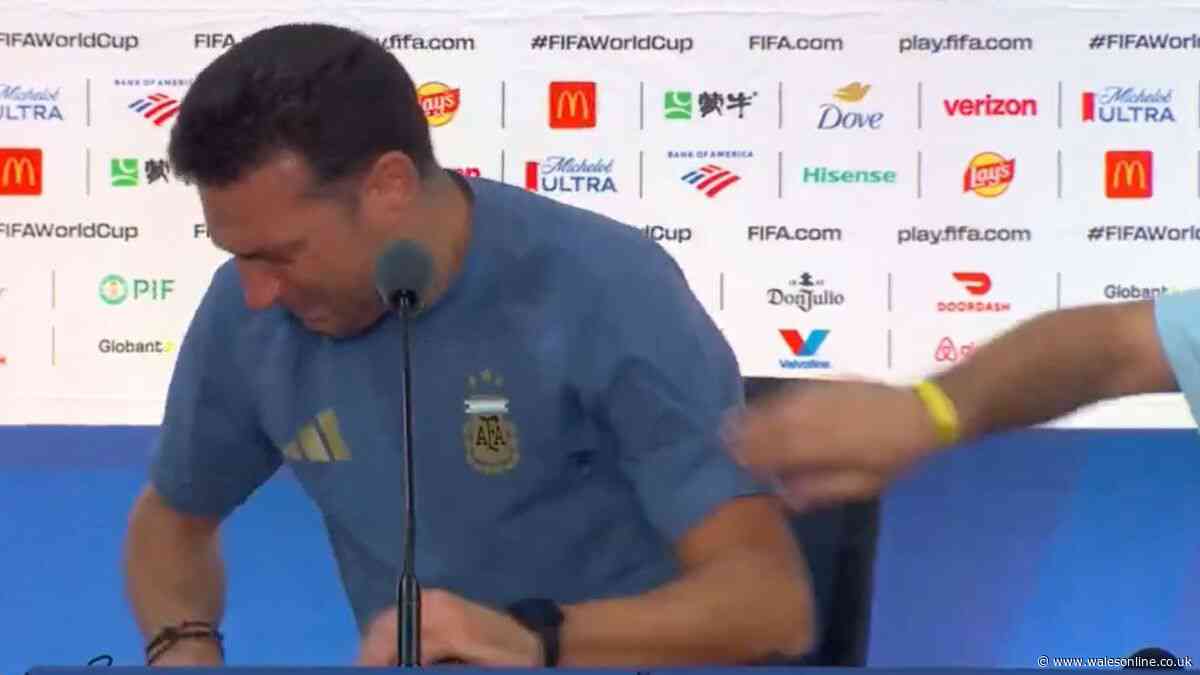 Argentina manager bursts into tears and walks out of World Cup press conference